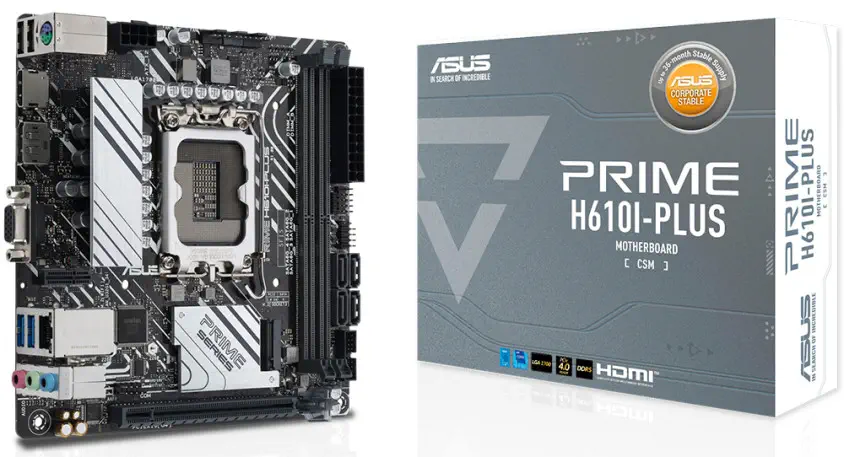 Asus Prime H610I-PLUS-CSM Mini ITX Anakart