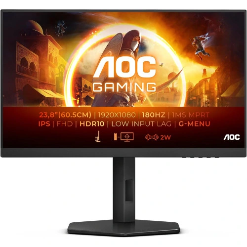 AOC 24G4X 23.8″ 0.5ms 180Hz IPS Full HD Gaming Monitör