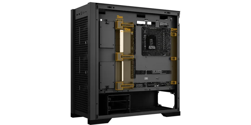 ASUS TUF Gaming GT302 TG ARGB Temperli Cam USB 3.2 Siyah E-ATX Mid-Tower Gaming (Oyuncu) Kasa