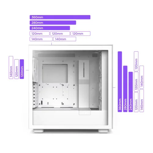 NZXT H Series H7 (2023) Elite Edition CM-H71EB-02 ATX Mid Tower Gaming Kasa