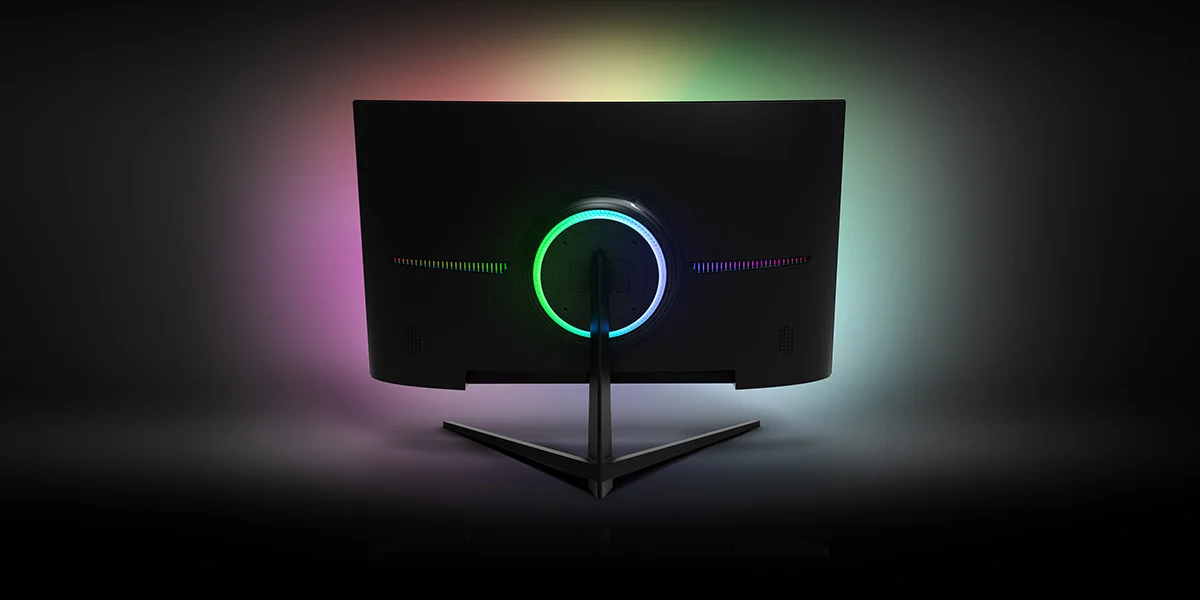 GamePower Vivid F10 24″ Curved RGB 100Hz 1ms FHD Va Panel 2x2W Speaker Gaming Monitör (Sıfır Ölü Piksel Garantili)