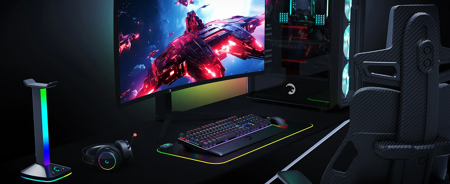 Gamepower Warlord Siyah 7.1 Surround RGB Gaming Kulaklık