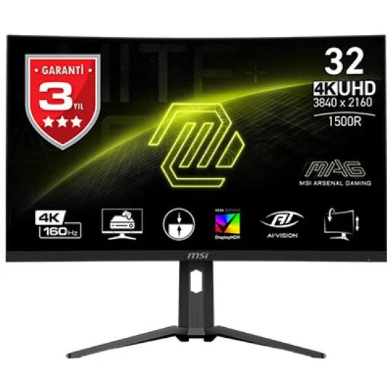 MSI MAG 321CUP 31.5″ 160Hz Curved Gaming Monitör