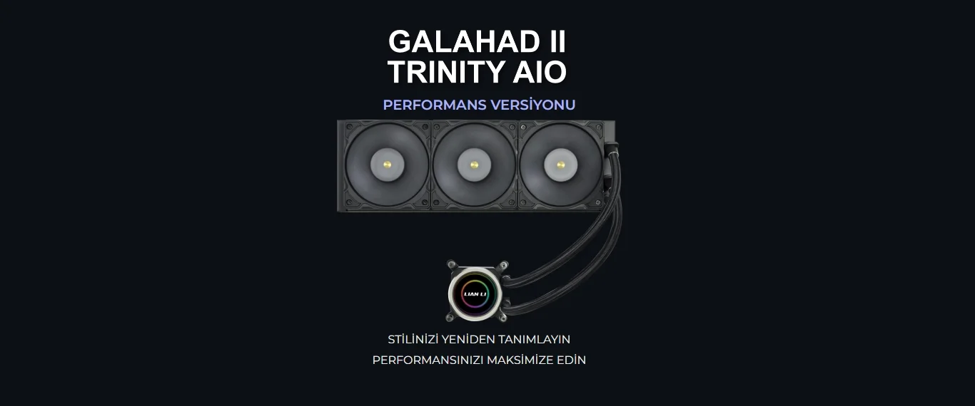 Lian Li Galahad II Trinity Performance 360mm Beyaz İşlemci Sıvı Soğutucu (G89.GA2P36W.01)