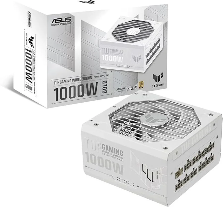 Asus TUF Gaming White1000W 80+ Gold Full Modüler Gaming (Oyuncu) Power Supply (90YE00S5-B0NA00)