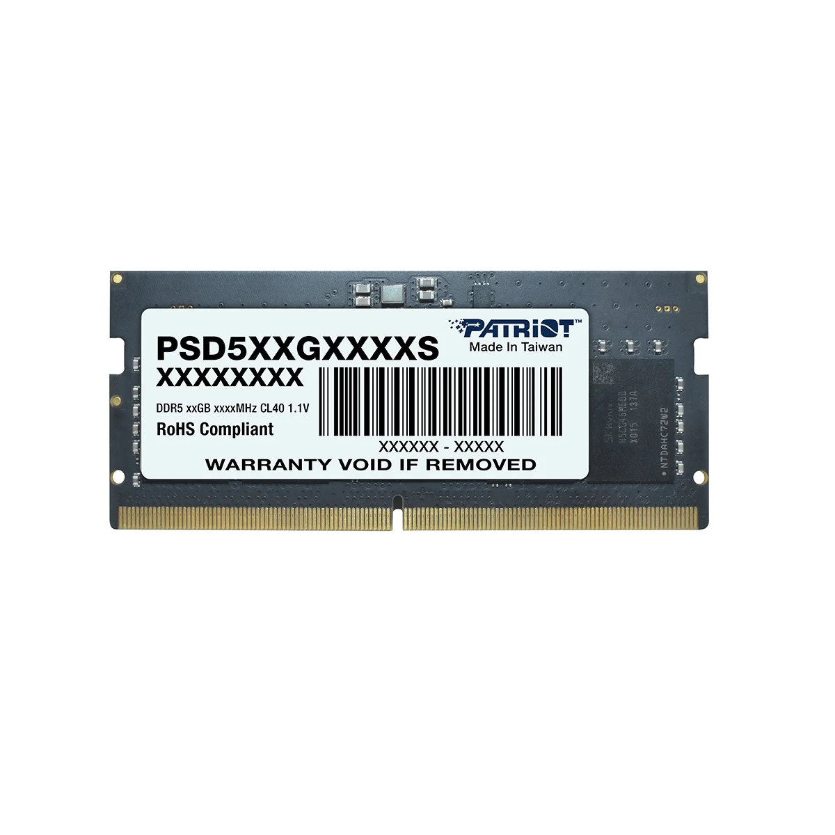 Patriot Signature Line PSD516G480081S 16GB(1x16GB) DDR5 4800MHz SODIMM Ram(Bellek)