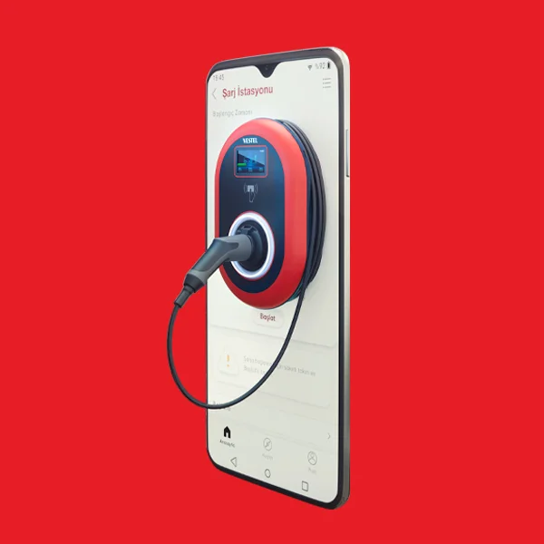 Vestel EVC04-AC22SWD Smart 22 kW Kablolu Elektrikli Araç Şarj İstasyonu