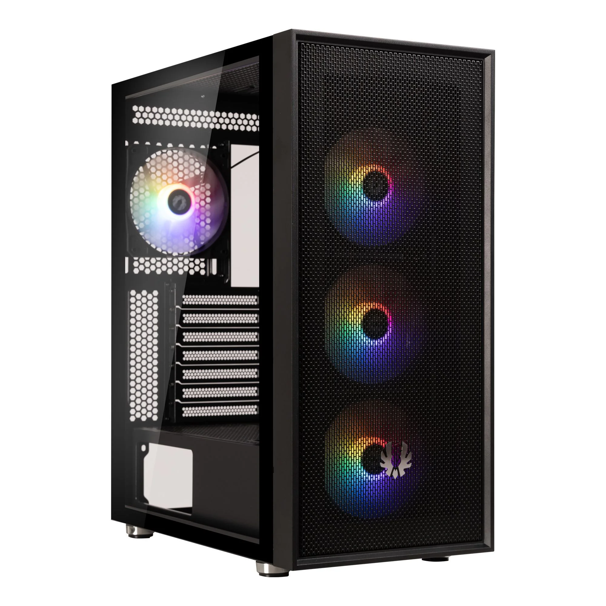 Bitfenix Ares 600W 80+ Bronze Siyah Gaming Kasa (BFC-ARSBR6KKGSK-4F)