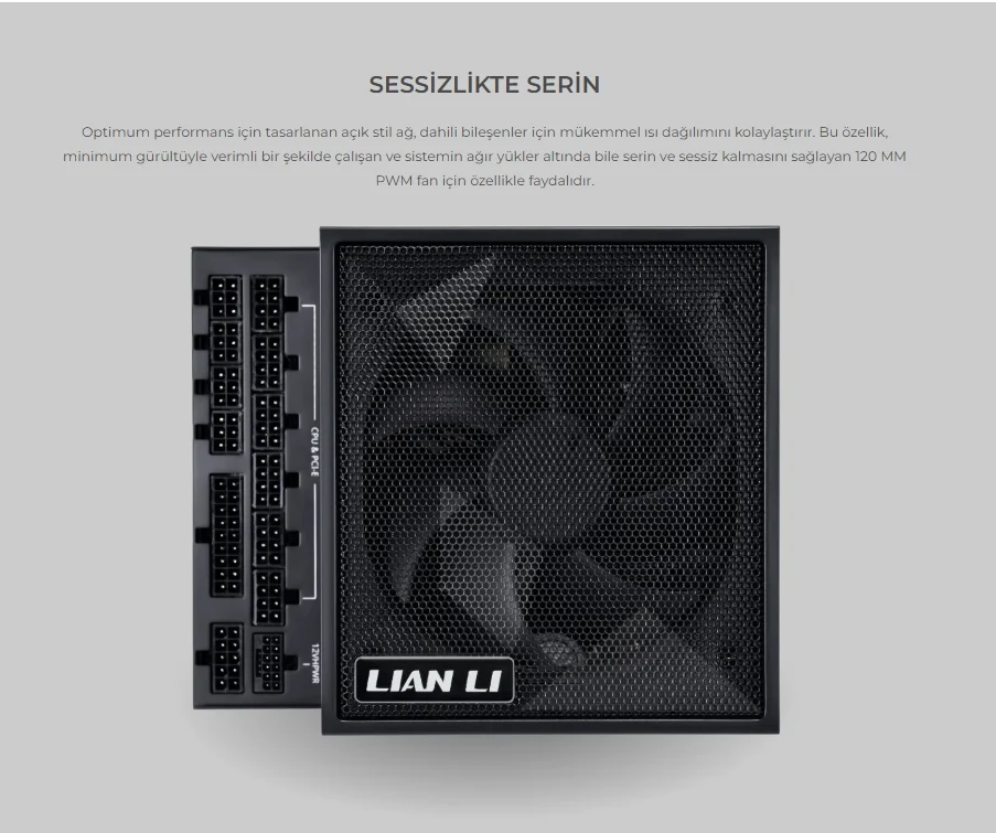 Lian Li Edge1300 Siyah 1300W 80+ Platinum ATX Power Supply