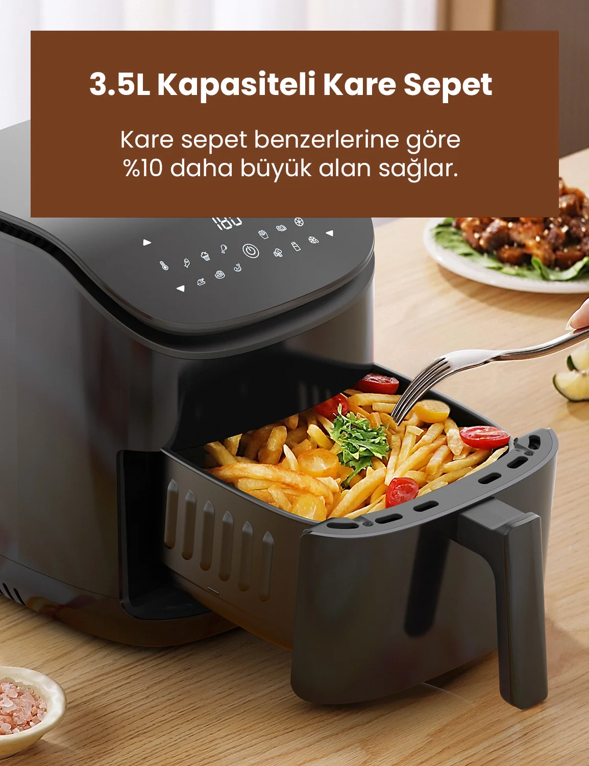 Proscenic T20 Air Fryer 3.5L Yağsız Fritöz