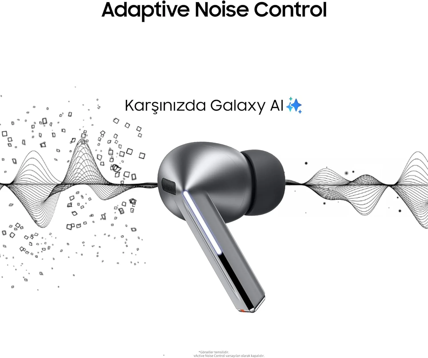 Samsung Galaxy Buds 3 Pro ANC TWS Beyaz Kulak İçi Bluetooth Kulaklık