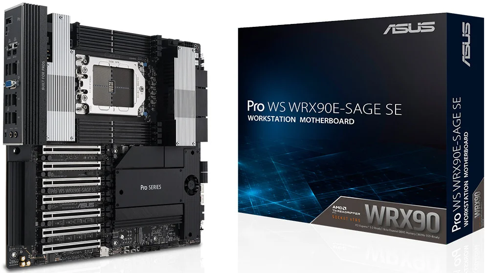 Asus PRO WS WRX90E-SAGE SE AMD WRX90 DDR5 7600MHz Anakart