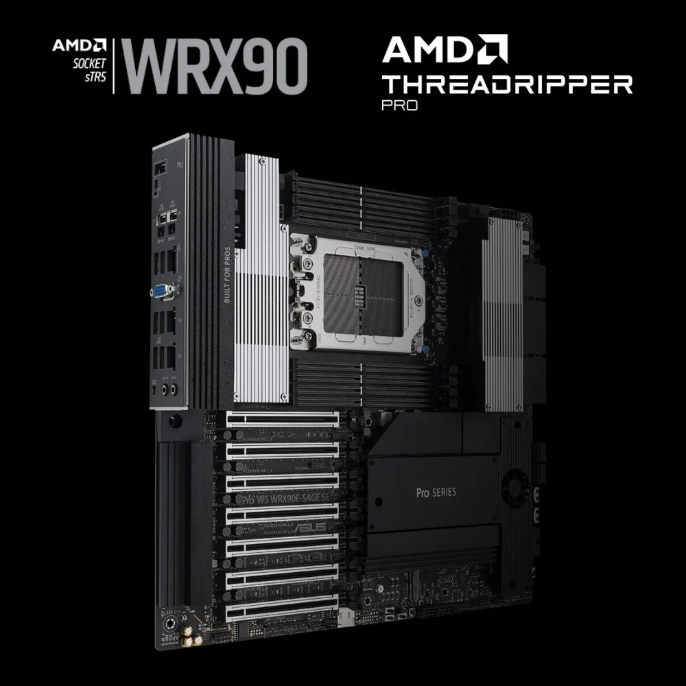 Asus PRO WS WRX90E-SAGE SE AMD WRX90 DDR5 7600MHz Anakart