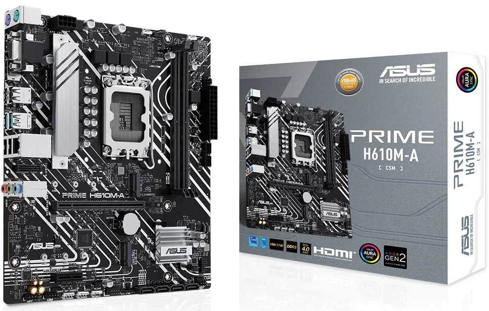 ASUS Prime H610M-A-CSM mATX Anakart 