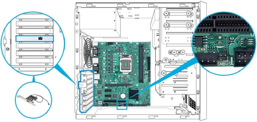 ASUS Pro H610T-CSM D5 Mını-ITX Anakart