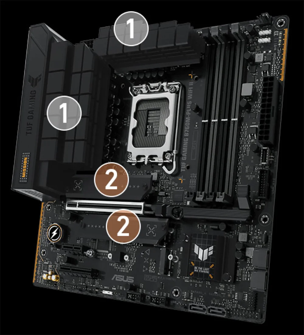 ASUS TUF Gaming B760M-PLUS WIFI II Gaming Anakart