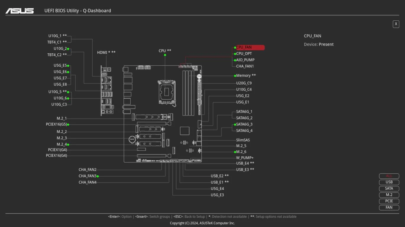 Asus ROG CROSSHAIR X870E HERO AMD X870E Soket AM5 DDR5 8600+(OC)MHz ATX Gaming Anakart