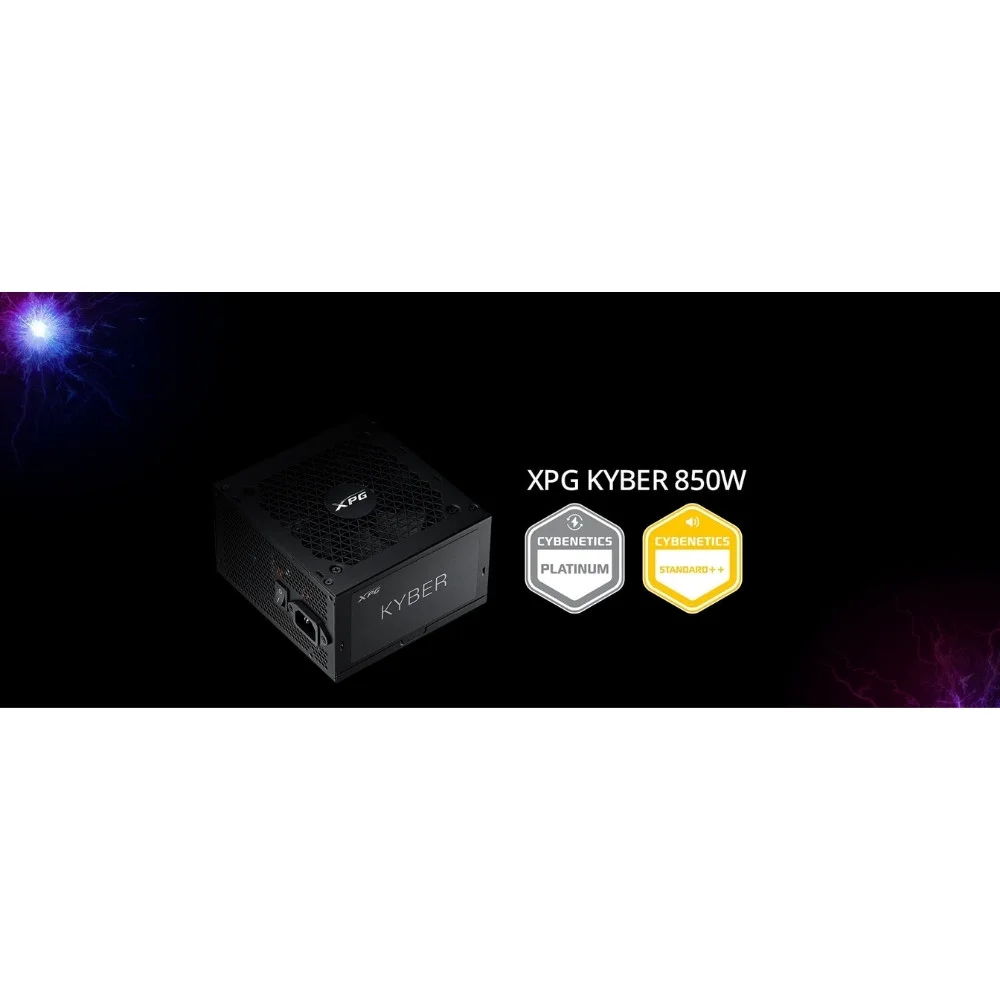 XPG Kyber 850G-BKCEU 850W 80+ Gold 120mm Gaming Power Supply (KYBER850G-BKCEU)