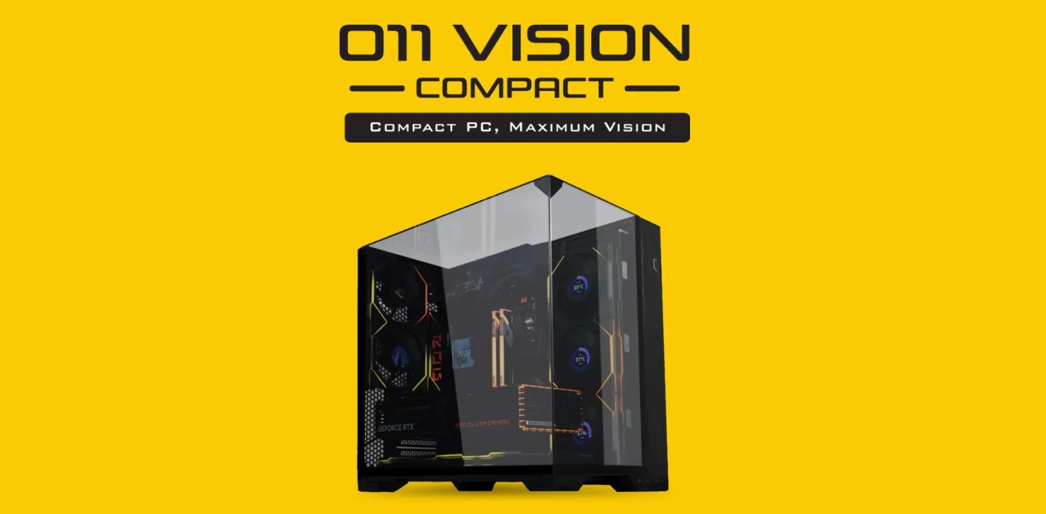 Lian Li O11 Vision Compact Siyah Mid-Tower ATX Kasa