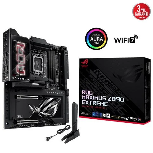 ASUS ROG MAXIMUS Z890 EXTREME Intel LGA1851 Z890 DDR5 8800+MHz(OC) E-ATX Gaming Anakart