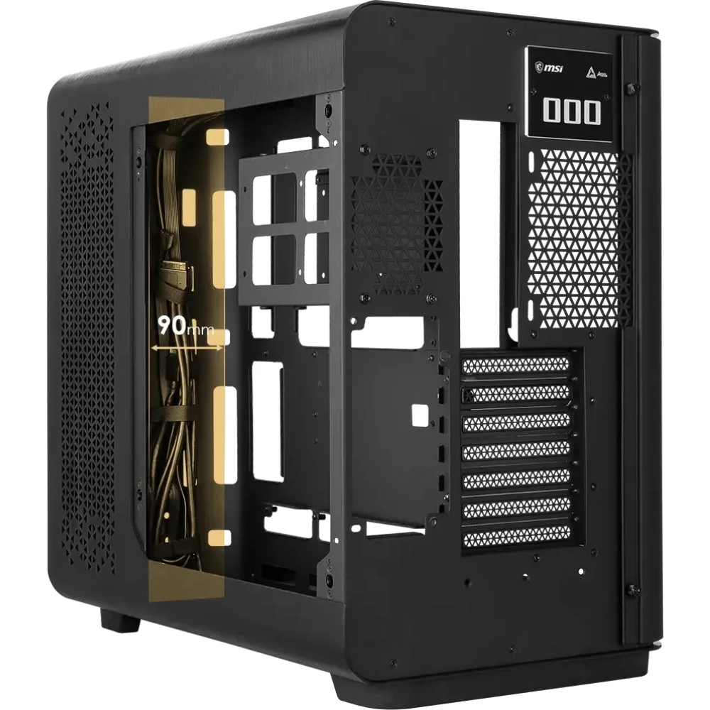 MSI Meg Maestro 700L PZ Panoramik Cam USB 3.2 RGB EATX Mid-Tower Gaming (Oyuncu) Kasa