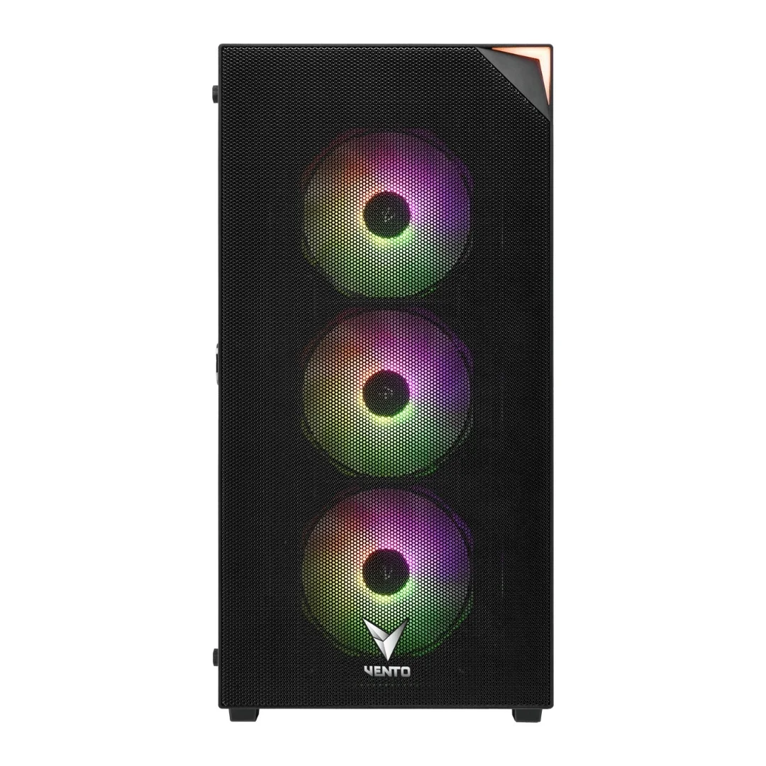 VENTO FSP VG4200S 650W 80+ GEN5 4x120mm RGB Fan Temperli Cam USB 3.0 Mesh E-ATX Gaming (Oyuncu) Kasa