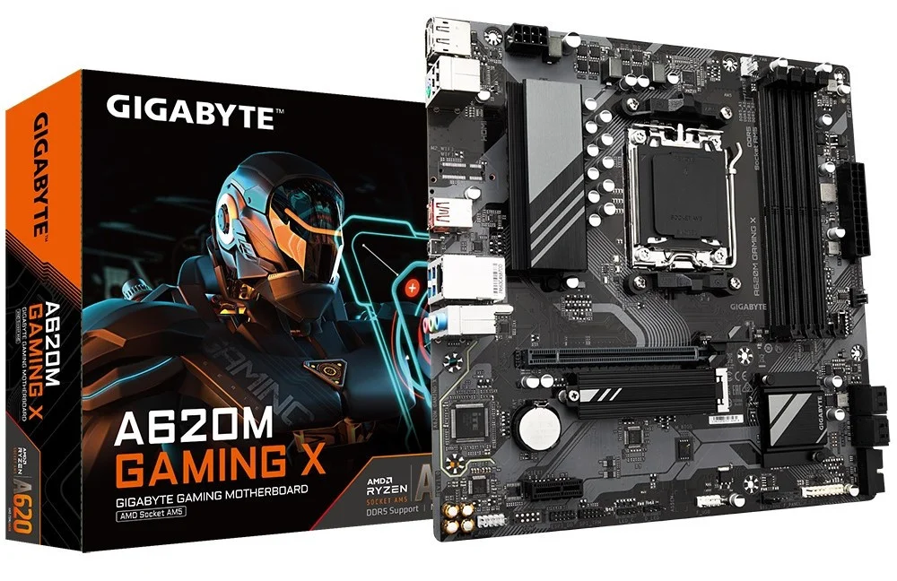 Gigabyte A620M-GAMING-X Soket AM5 DDR5 8000(OC)MHz mATX Gaming Anakart