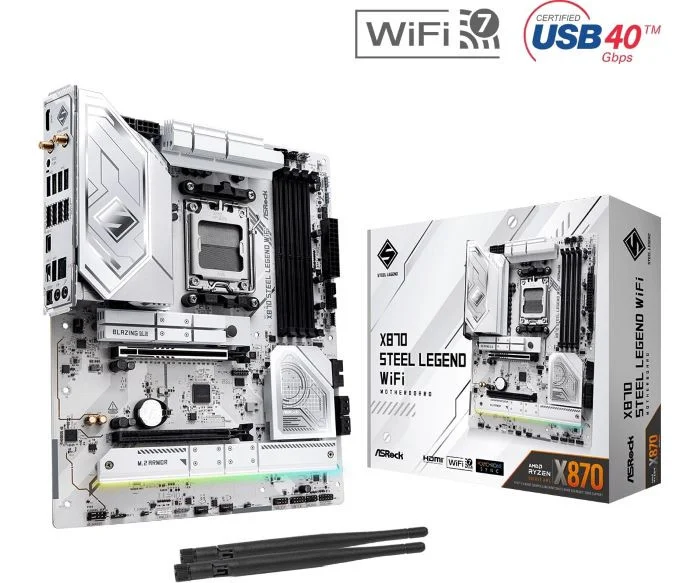 Asrock X870 Steel Legend WiFi Gaming Anakart