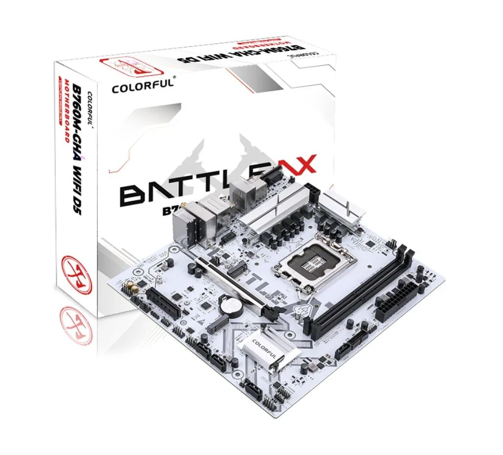 COLORFUL BATTLE-AX B760M-GHA WIFI DDR5 7600MHz mATX Gaming Anakart