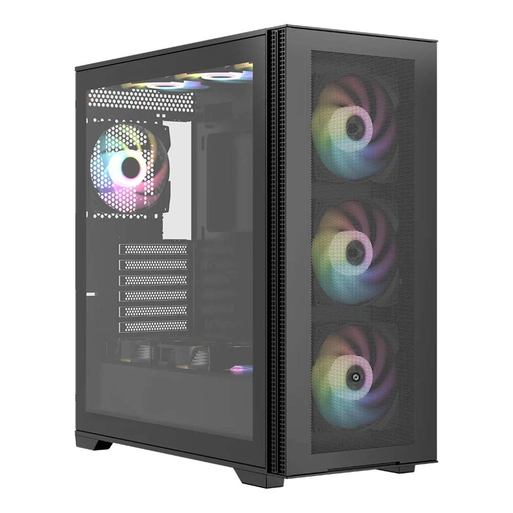 Frisby FC-9535G 650W 80+ 4x120mm RGB Fan ATX Mid-Tower Siyah Gaming Kasa