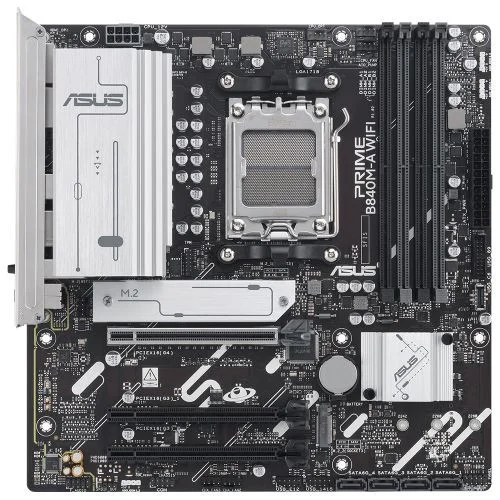 ASUS Prime B840M-A WIFI AMD B840 Soket AM5 DDR5 7600+(OC)MHz mATX Gaming (Oyuncu) Anakart