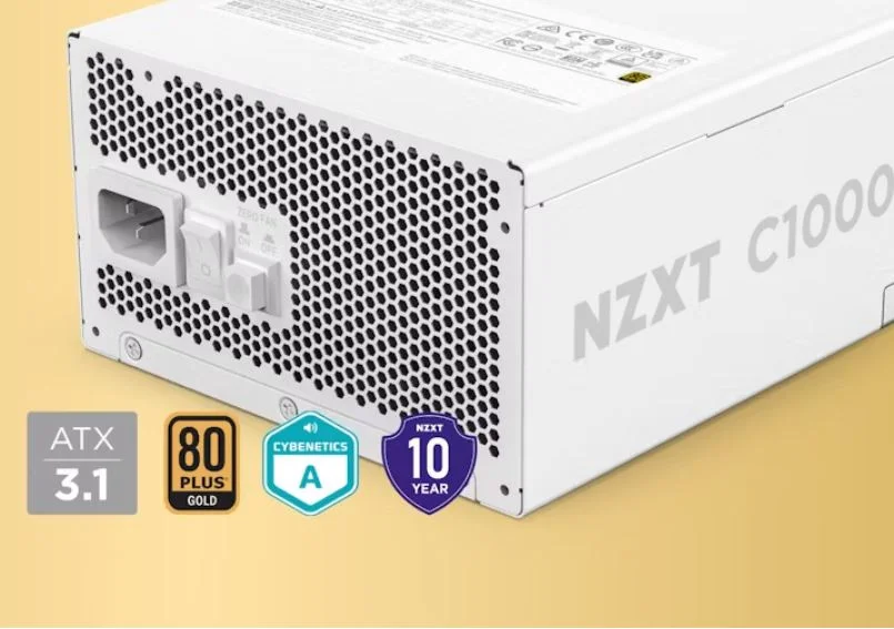 NZXT C1000 Gold  PA-0G2BW-EU 80+ Gold Full Modüler ATX Power Supply (2024)