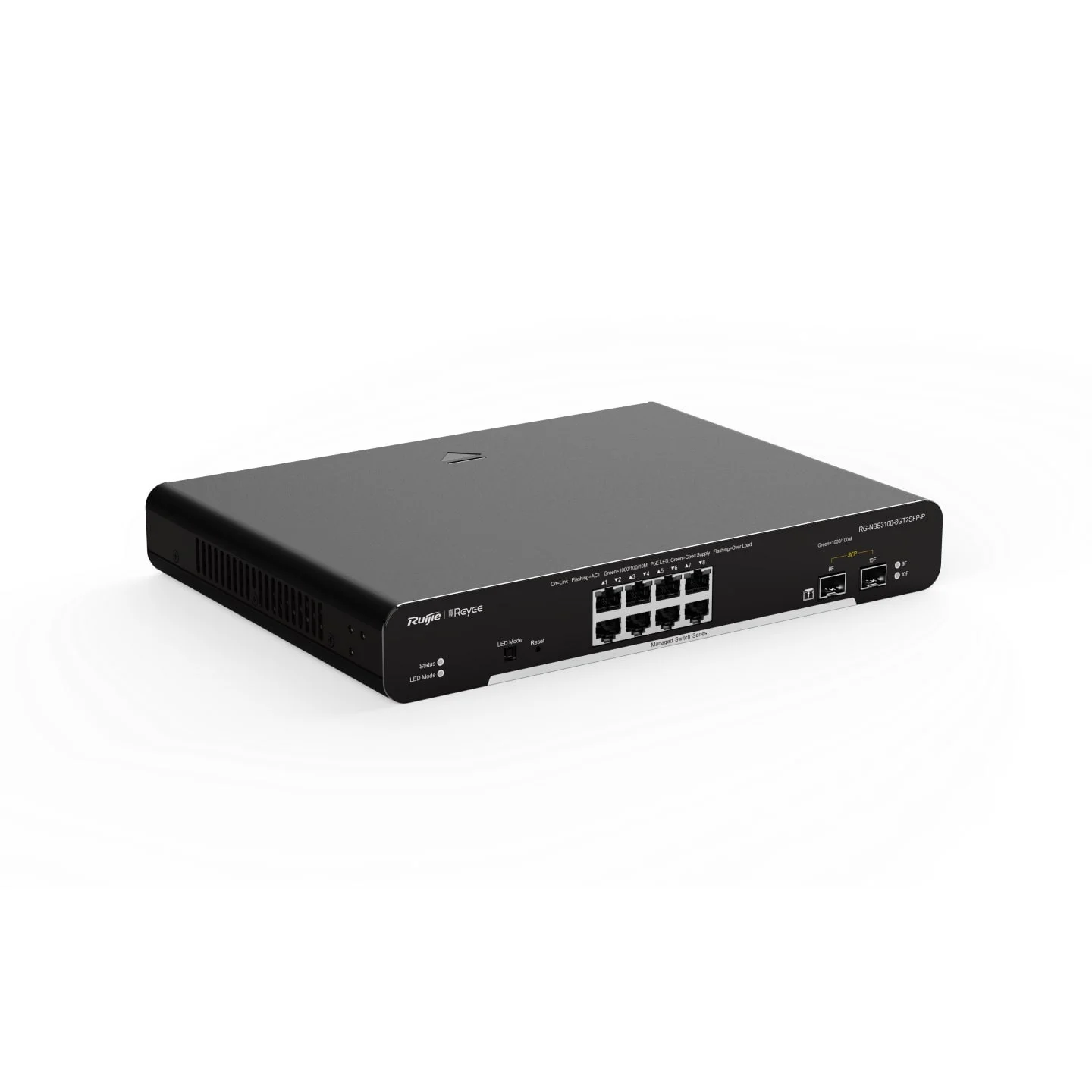 Ruijie Reyee RG-NBS3100-8GT2SFP-P 10 Port Gigabit Yönetilebilir PoE Switch