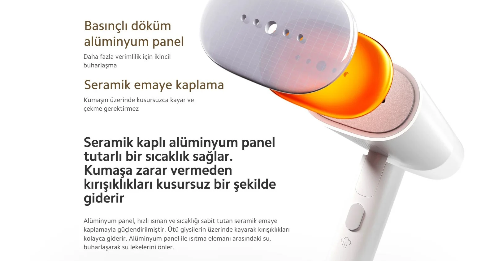 Xiaomi Handheld Garment Steamer Buharlı Kırışık Giderici