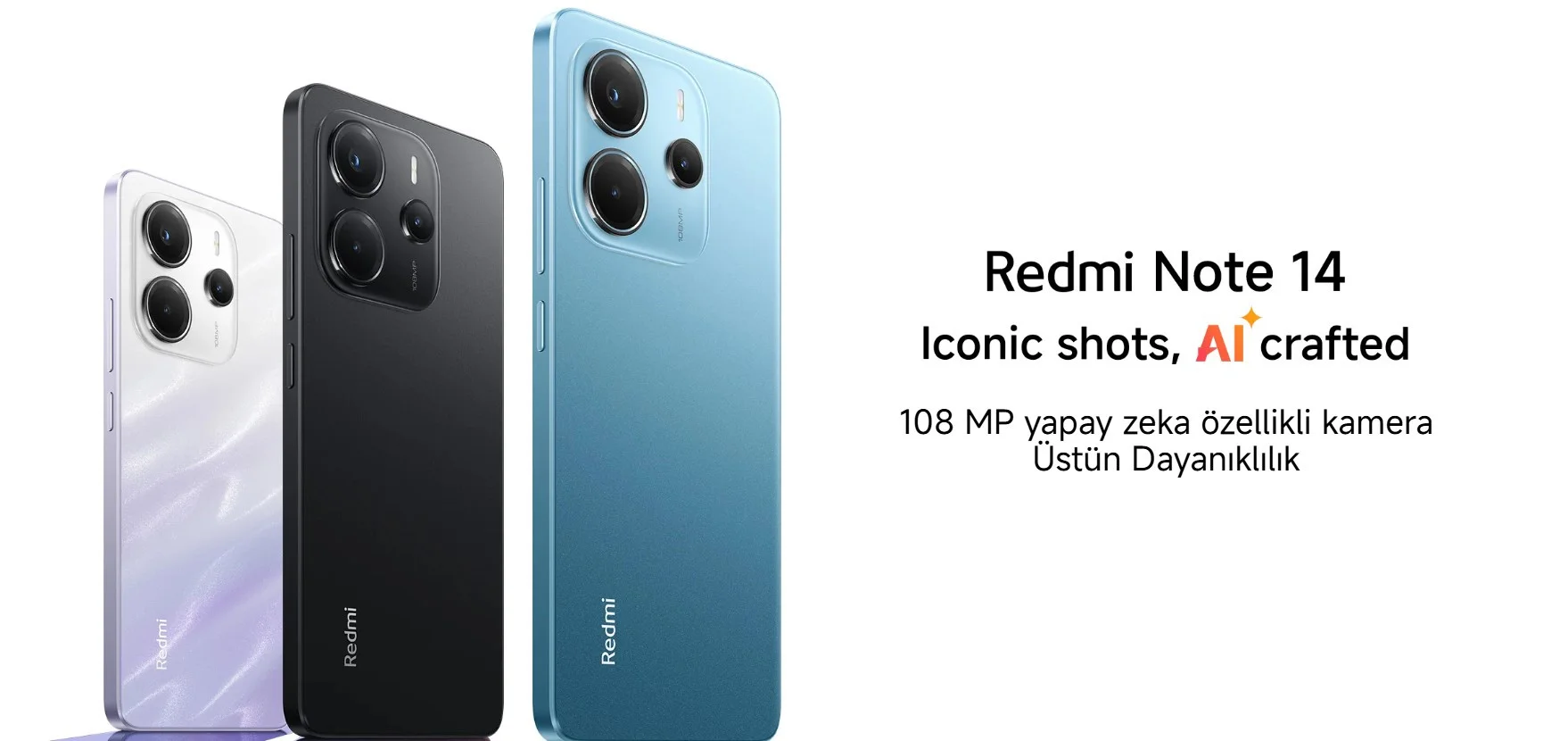 Xiaomi Redmi Note 14 128 8GB RAM Siyah Cep Telefonu 