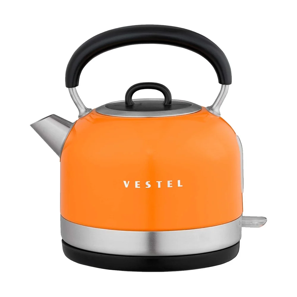 Vestel Retro Pembe 2200 W 1.7 lt Çelik Kettle