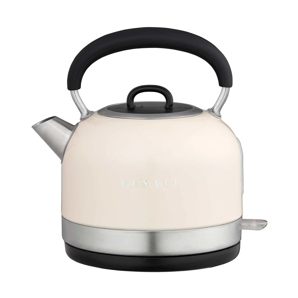 Vestel Retro Pembe 2200 W 1.7 lt Çelik Kettle