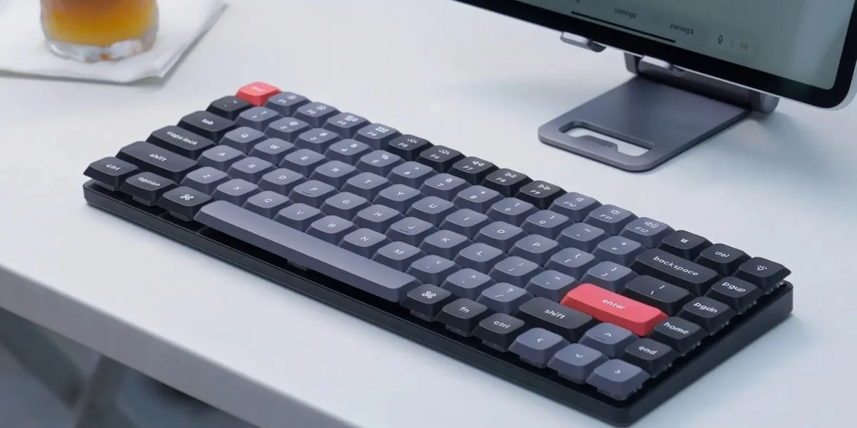 Keychron K3 Max %75 RGB Red Switch Kablosuz Türkçe Mekanik Beyaz Gaming Klavye