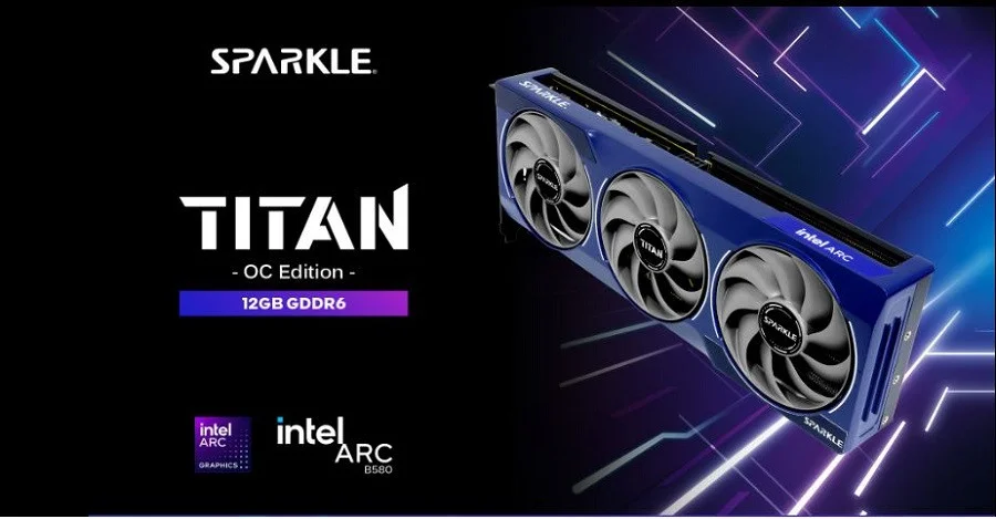 Sparkle Intel Arc B580 Titan 12GB GDDR6 192Bit Ekran Kartı