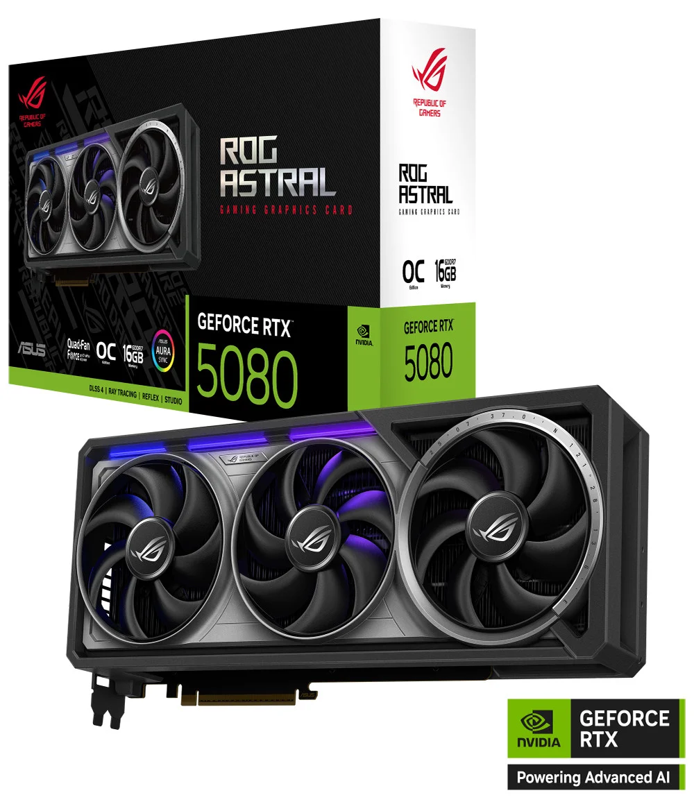 ASUS ROG Astral GeForce RTX 5080 OC Edition 16GB Gaming Ekran Kartı