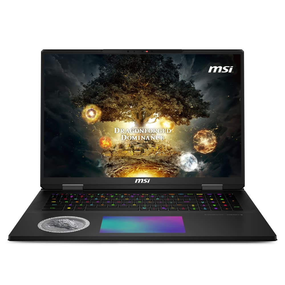 MSI Titan 18 HX Dragon Edition Norse Myth A2XWJG-272TR ULTRA 9 285HX 96GB DDR5 RTX5090 GDDR7 24GB 6TB SSD 18.0 UHD+ Win11P Gaming (Oyuncu) Notebook