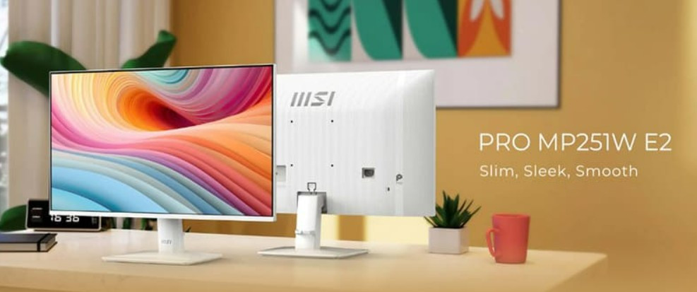 MSI Pro MP251W E2 24.5″ 1920x1080 1ms 120Hz IPS Adaptive-Sync Full HD Monitör