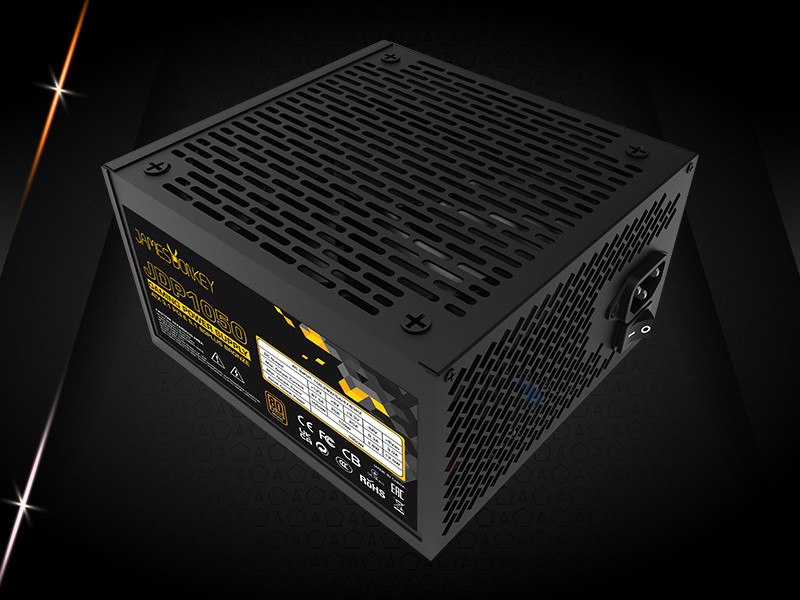 James Donkey JDP1050 APFC 12CM 1050W Bronze 80+ ATX 3.1 PCI-E 5.1 Power Supply