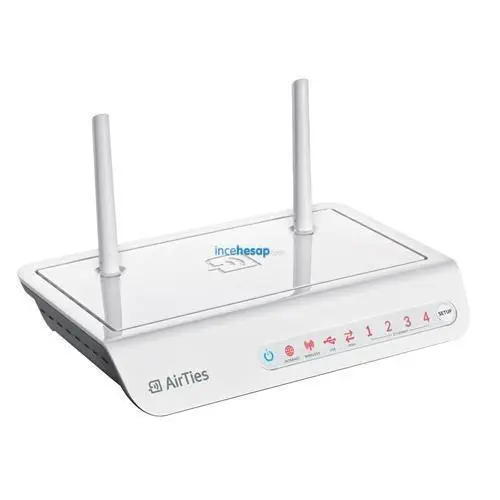 Airties 4452 300 mb ps 4 Port  Kablosuz Router