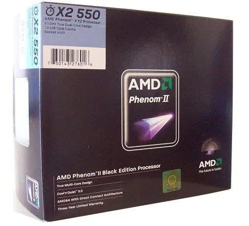 AMD PHENOM II X2 550 (3.1GHz) 7MB 938p