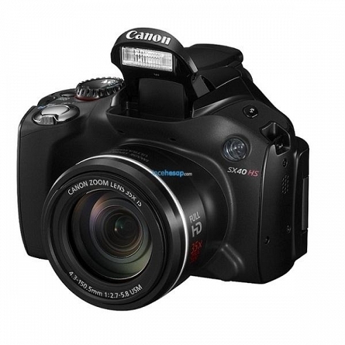 Canon P.shot SX40 12.1MP 35X Opt 2.7 Full HD Siyah - incehesap.com