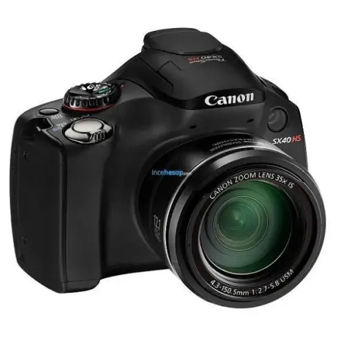 Canon P.shot SX40 12.1MP 35X Opt 2.7 Full HD Siyah