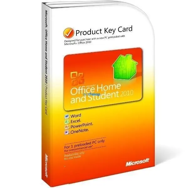 MS OFFICE 2010 HOME AND STUDENT TÜRKÇE PKC