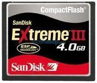 SANDISK 4 GB EXTREME III COMPACT FLASH HAFIZA KARTI
