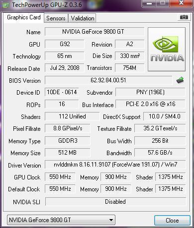 Zotac discount 9800gt eco